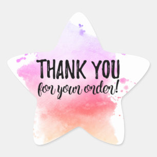 Thank you for your order label