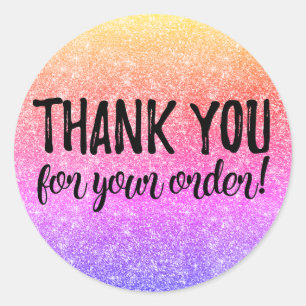 Thank you for your order label