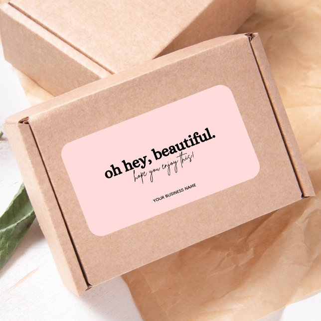 Thank you for your order pink oh hey beautiful  (Creator Uploaded)