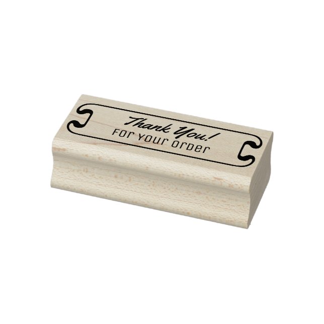 Thank you for your order rubber stamp (Stamp)