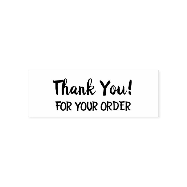 Thank You for Your Order Self-inking Stamp (Design)