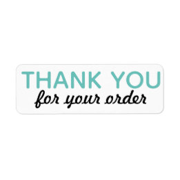 Thank You for Your Order Stickers