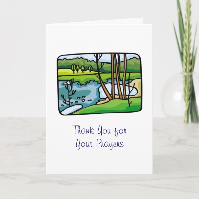 Thank You for Your Prayers Card (Front)