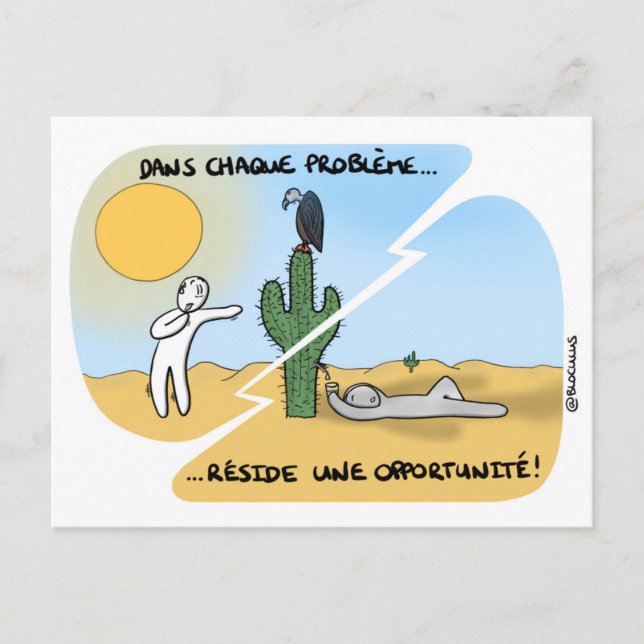 "Thank you for your problems" coaching card (Front)