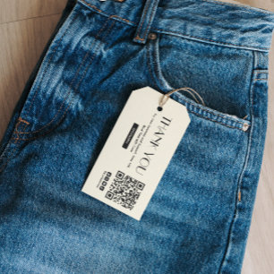Thank You for Your Purchase Clothing Hang Tag