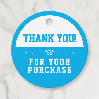 Thank you for your purchase favour tags