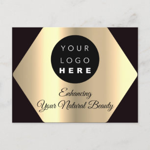 Thank you for your purchase Gold Modern Postcard