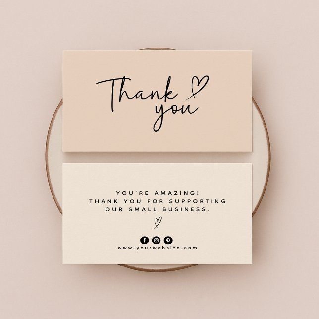 Thank you for your purchase / order  business card (Creator Uploaded)