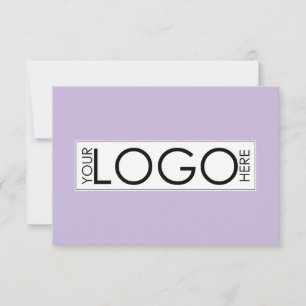 Thank You For Your Purchase Order Business Purple Card