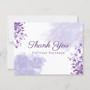 Thank you for your purchase  postcard