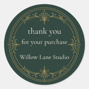 Thank You for Your Purchase Sticker