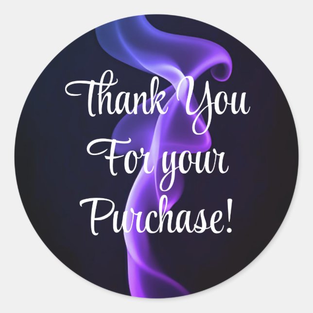 Thank you for your purchase stickers (Front)