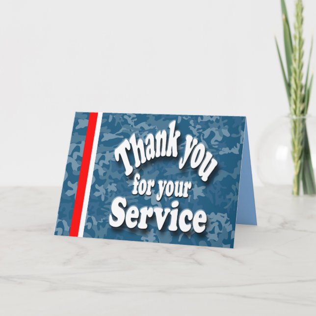 Thank You for Your Service (Front)
