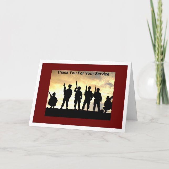 thank you for your service (Front)