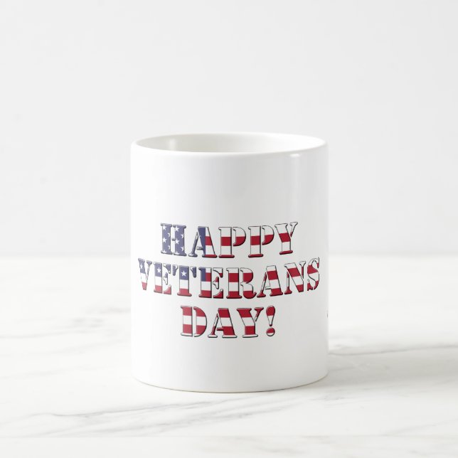 Thank you for your service, American Veteran Coffee Mug (Center)