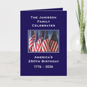 Thank You For Your Service America's 250th Card
