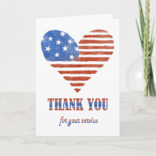 Thank you for your service card