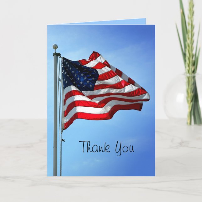 Thank You for your Service Card (Front)