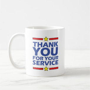 Thank you for your service coffee mug