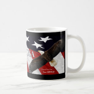 Thank You For Your Service Eagle Coffee Mug