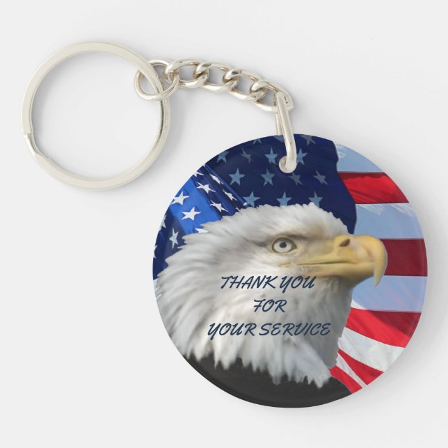 THANK YOU FOR YOUR SERVICE KEY RING (Front)