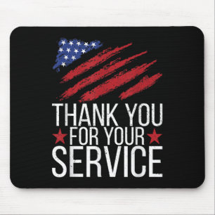 Thank You For Your Service Memorial Day American F Mouse Mat
