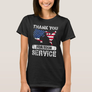 Thank You For Your Service Patriotic Veterans Day_ T-Shirt