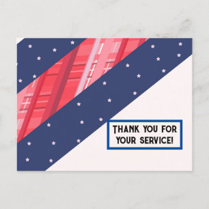 Thank you for Your Service! Postcard