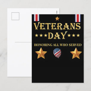 Thank You for Your Service: Veterans Day 2025  Holiday Postcard