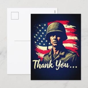 Thank You for Your Service: Veterans Day 2025  Holiday Postcard