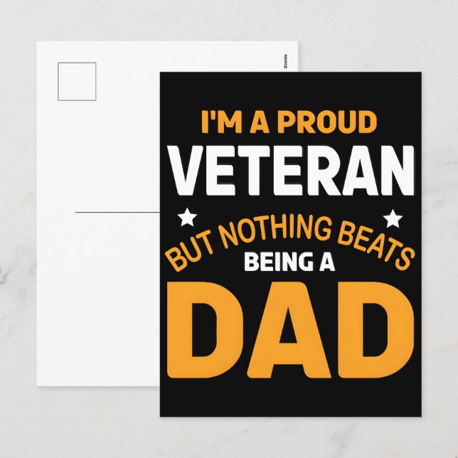 Thank You for Your Service: Veterans Day 2025  Holiday Postcard (Front/Back)