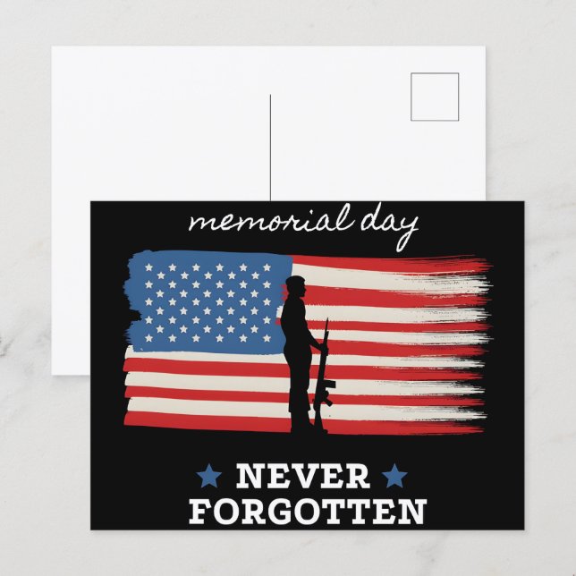 Thank You for Your Service: Veterans Day 2025  Holiday Postcard (Front/Back)