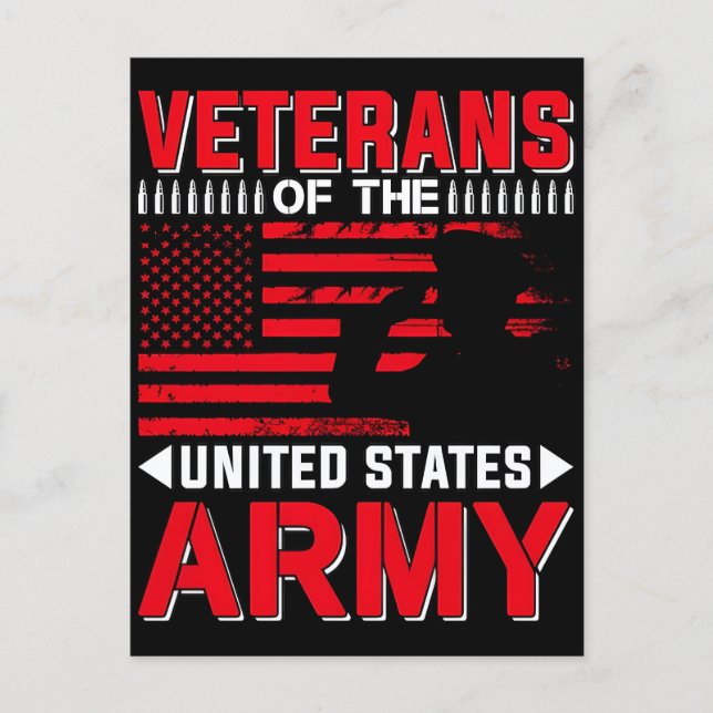 Thank You for Your Service: Veterans Day 2025  Holiday Postcard (Front)