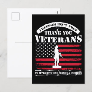 Thank You for Your Service: Veterans Day 2025  Holiday Postcard