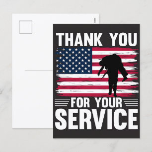 Thank You for Your Service: Veterans Day 2025  Holiday Postcard