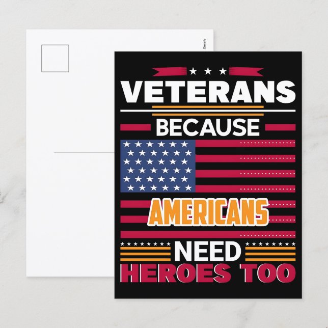 Thank You for Your Service: Veterans Day 2025  Holiday Postcard (Front/Back)