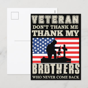 Thank You for Your Service: Veterans Day 2025  Holiday Postcard