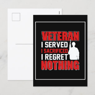 Thank You for Your Service: Veterans Day 2025  Holiday Postcard