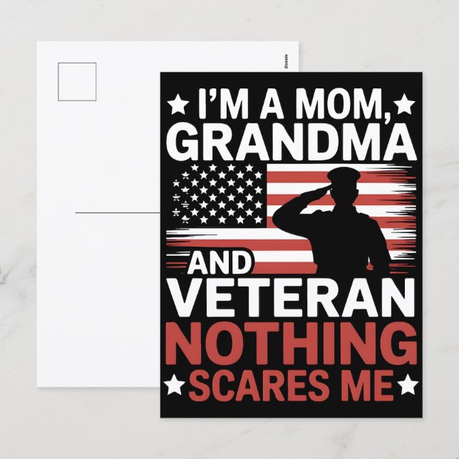 Thank You for Your Service: Veterans Day 2025  Holiday Postcard (Front/Back)