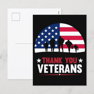 Thank You for Your Service: Veterans Day 2025  Holiday Postcard