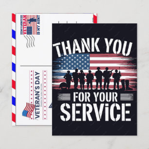 Thank You for Your Service: Veterans Day 2026 Holiday Postcard