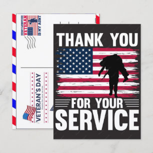 Thank You for Your Service: Veterans Day 2026 Holiday Postcard