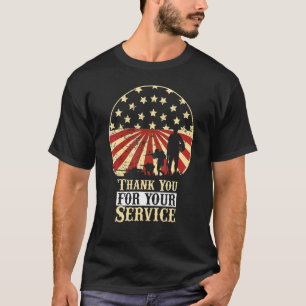 Thank You For Your Service Veterans Day T-Shirt