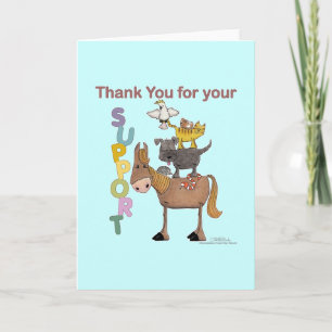 Thank you for your Support Card