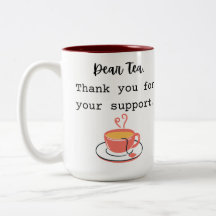 Thank you for your support tea