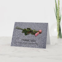Thank You For Your Sympathy