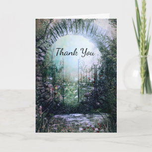 Thank you for your sympathy photo memorial card