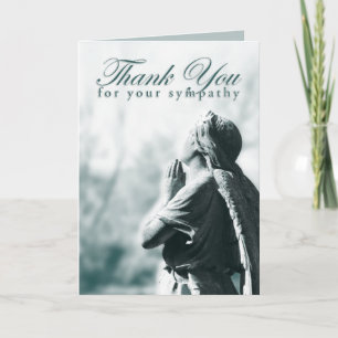 thank you for your sympathy (praying angel)