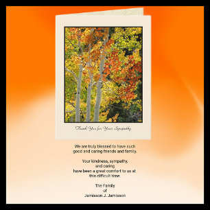 Thank You for Your Sympathy, Three Aspens