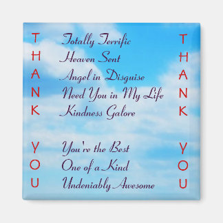 Thank You Fridge Magnet